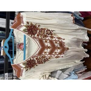 Johnny Was Embroidered Tunic Size XL